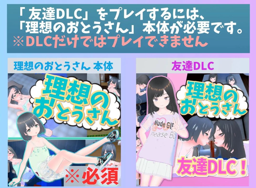 图片[3]-【互动SLG/萝莉/3D作品/动态/PC】 理想的爸爸~和爱女的同居生活~  v1.2.7 DL官方中文版   v1.01 [PC]-比心acgn